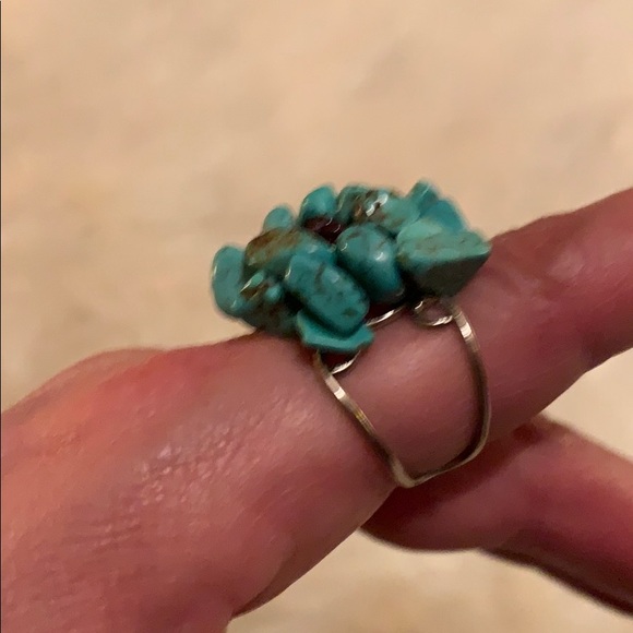 Genuine Turquoise Ring - Picture 2 of 4